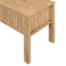 Thayer One Drawer End Table/Bedside Table-Natural