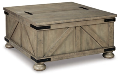 Aldwin Coffee Table With Storage - Furniture Stars (Chicago, IL)