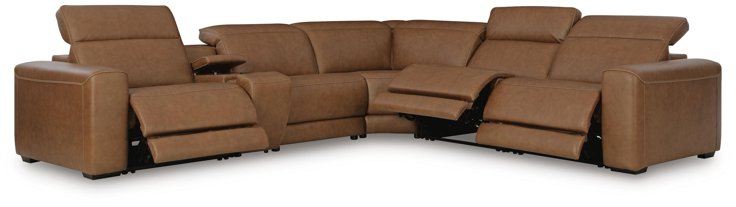 Magic Man 5-Piece Power Reclining Sectional - Furniture Stars (Chicago, IL)