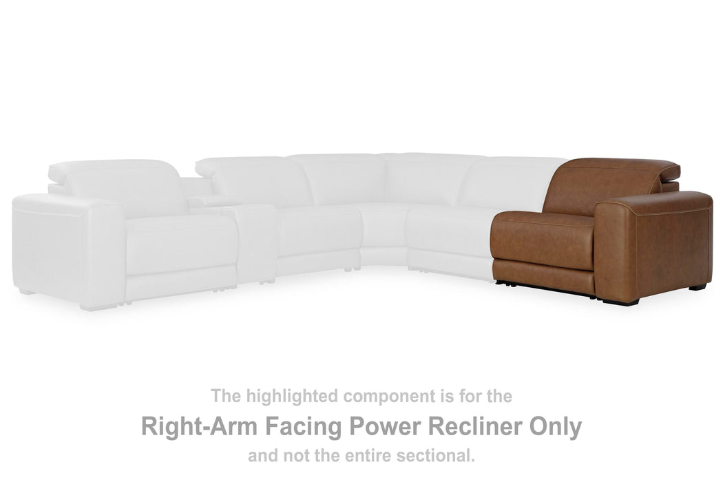 Magic Man 5-Piece Power Reclining Sectional - Furniture Stars (Chicago, IL)