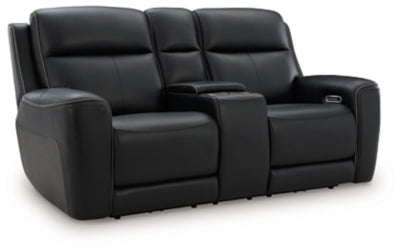 5Z-Relaxation Power Reclining Loveseat with Console - Furniture Stars (Chicago, IL)