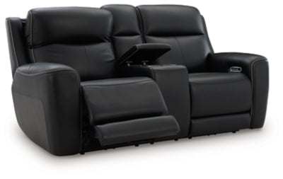 5Z-Relaxation Power Reclining Loveseat with Console - Furniture Stars (Chicago, IL)
