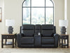 5Z-Comfort Power Reclining Loveseat with Console - Furniture Stars (Chicago, IL)
