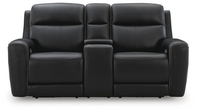 5Z-Relaxation Power Reclining Loveseat with Console - Furniture Stars (Chicago, IL)