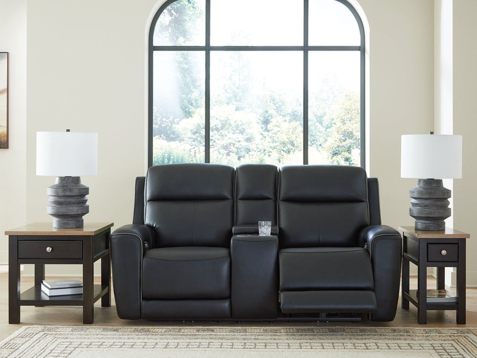 5Z-Comfort Power Reclining Loveseat with Console - Furniture Stars (Chicago, IL)