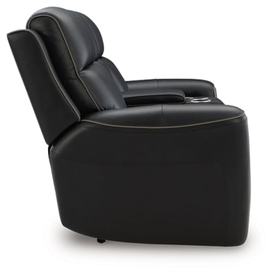 5Z-Relaxation Power Reclining Loveseat with Console - Furniture Stars (Chicago, IL)
