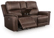 Bleckley Power Reclining Loveseat with Console - Furniture Stars (Chicago, IL)