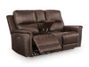 Bleckley Power Reclining Loveseat with Console - Furniture Stars (Chicago, IL)