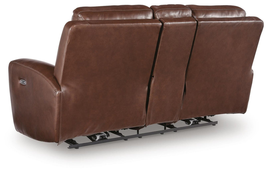Next Move Power Reclining Loveseat with Console - Furniture Stars (Chicago, IL)