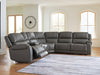 5Z - Pittson Power Reclining Sectional - Furniture Stars (Chicago, IL)