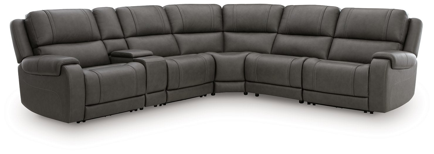 5Z - Pittson Power Reclining Sectional - Furniture Stars (Chicago, IL)