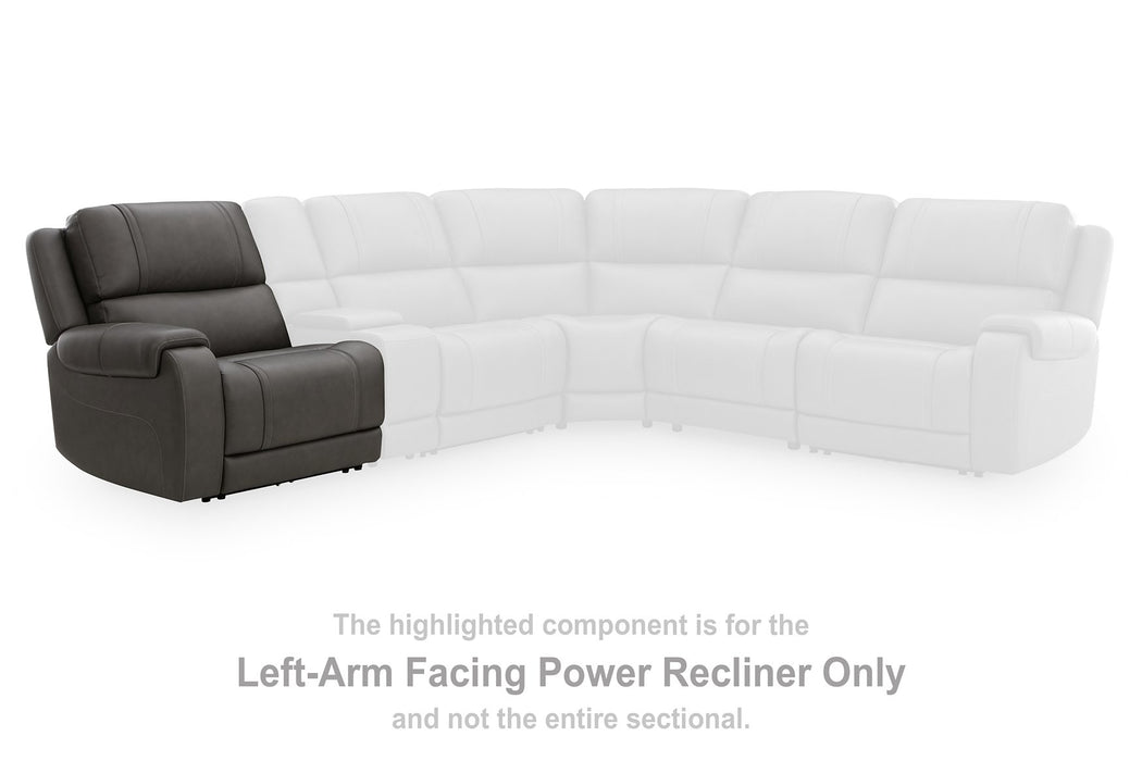 5Z - Pittson Power Reclining Sectional - Furniture Stars (Chicago, IL)