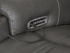 5Z - Pittson Power Reclining Sectional Loveseat with Console - Furniture Stars (Chicago, IL)