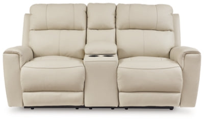 Dahlmoore Power Reclining Loveseat with Console - Furniture Stars (Chicago, IL)