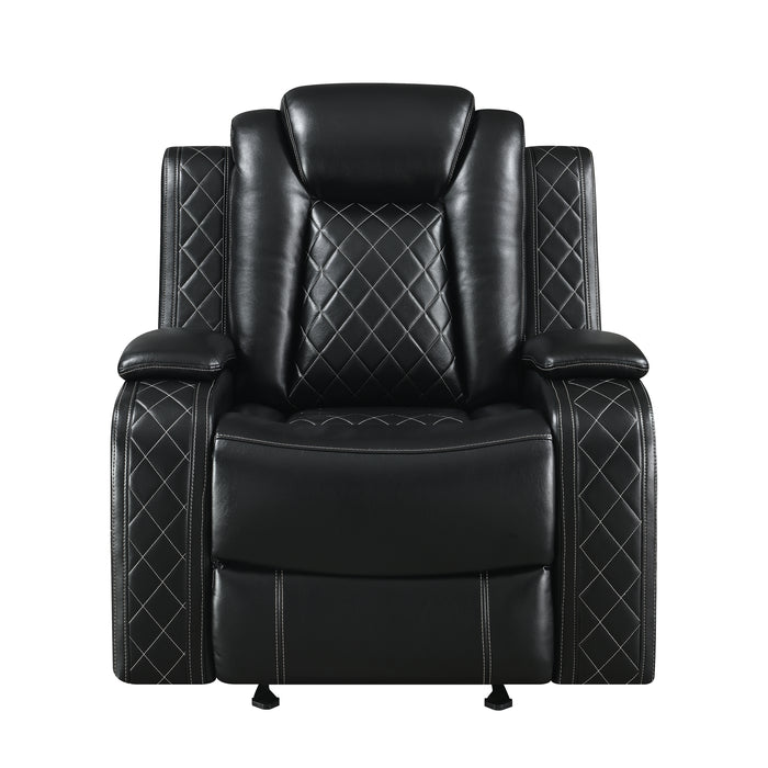 Orion Ii Glider Recliner-Black