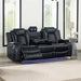 Orion Ii Sofa W/ Pwr Fr & Hr-Black