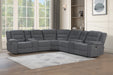 Redondo Raf Console Loveseat W/1 Recliner Pwr Fr-Dk Gray