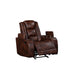 Chester Glider Recliner-Brown