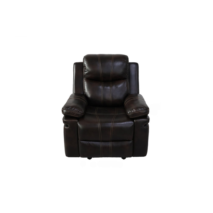 Kellen Glider Recliner W/Pwr Fr-Brown