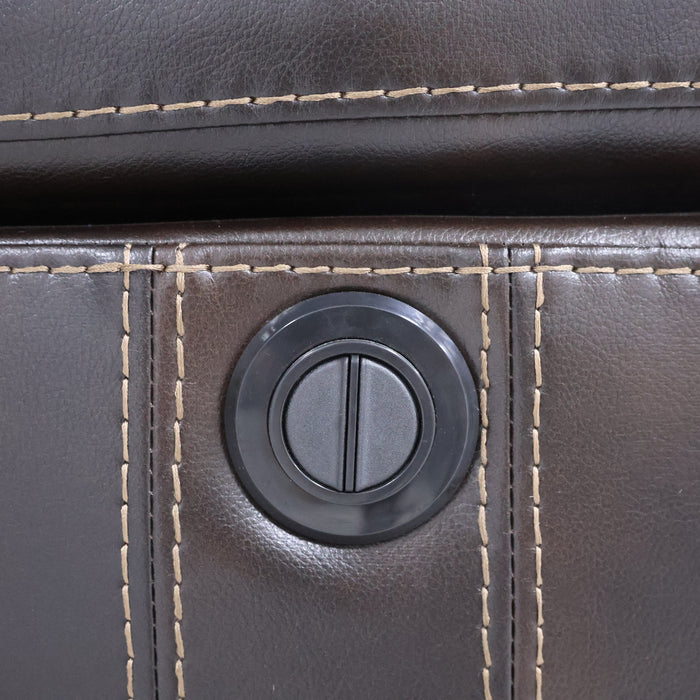 Kellen Glider Recliner W/Pwr Fr-Brown