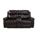 Kellen Console Loveseat W/ Pwr Fr-Brown