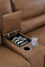 DeepWakes Reclining Sectional with Storage Console - Furniture Stars (Chicago, IL)