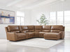 DeepWakes Power Reclining Sectional with Chaise - Furniture Stars (Chicago, IL)