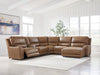 DeepWakes Power Reclining Sectional with Chaise - Furniture Stars (Chicago, IL)