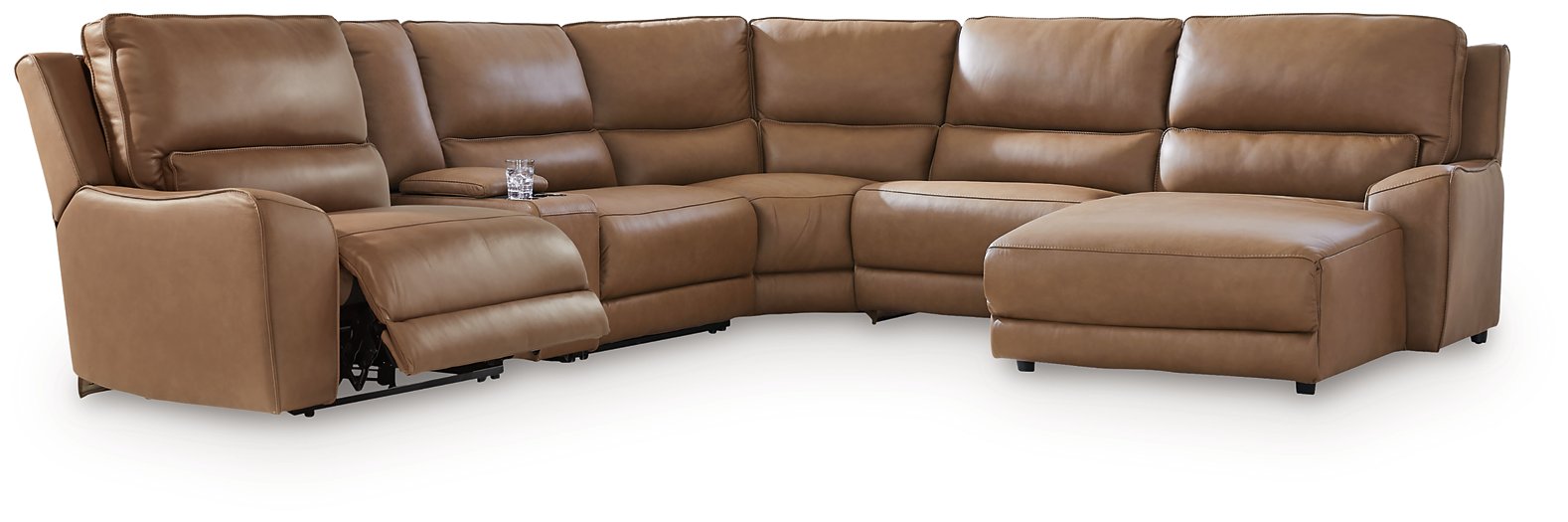 DeepWakes Power Reclining Sectional with Chaise - Furniture Stars (Chicago, IL)