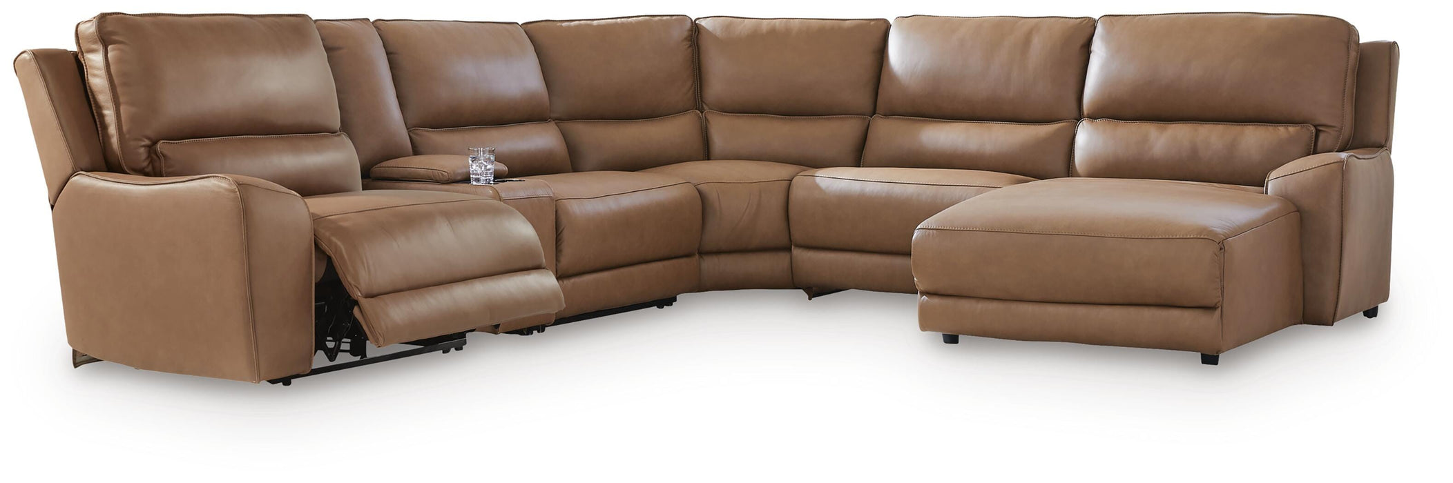 DeepWakes Power Reclining Sectional with Chaise - Furniture Stars (Chicago, IL)