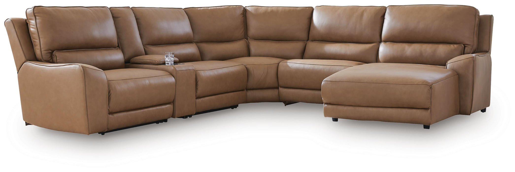 DeepWakes Power Reclining Sectional with Chaise - Furniture Stars (Chicago, IL)
