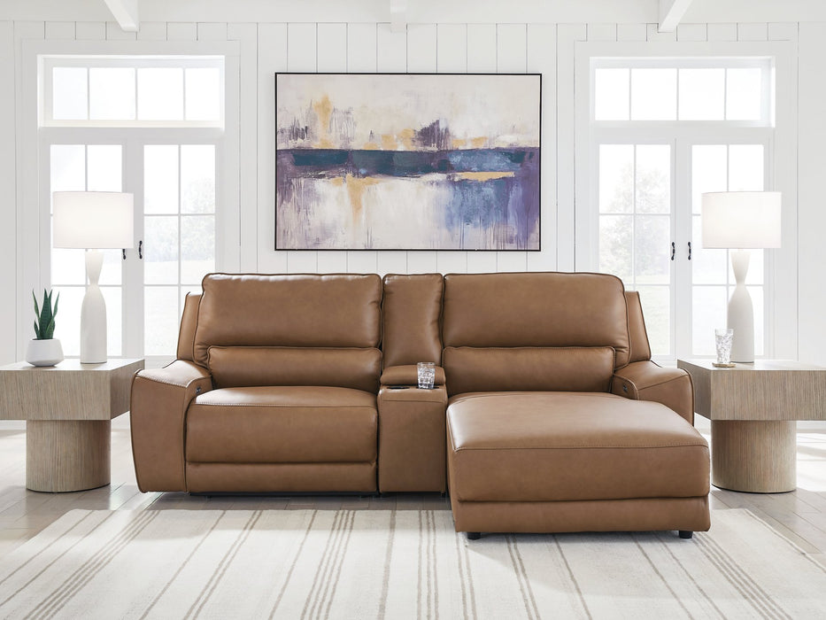 DeepWakes Power Reclining Sectional with Chaise - Furniture Stars (Chicago, IL)