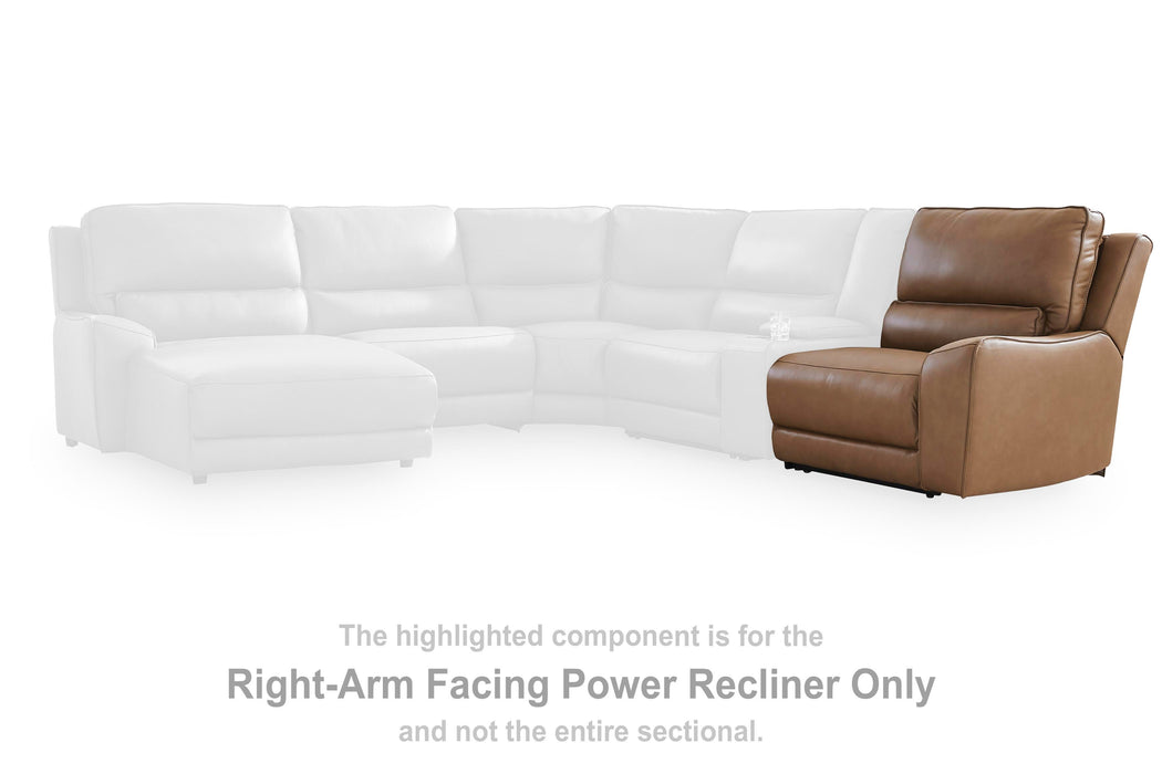 DeepWakes Power Reclining Sectional with Chaise - Furniture Stars (Chicago, IL)