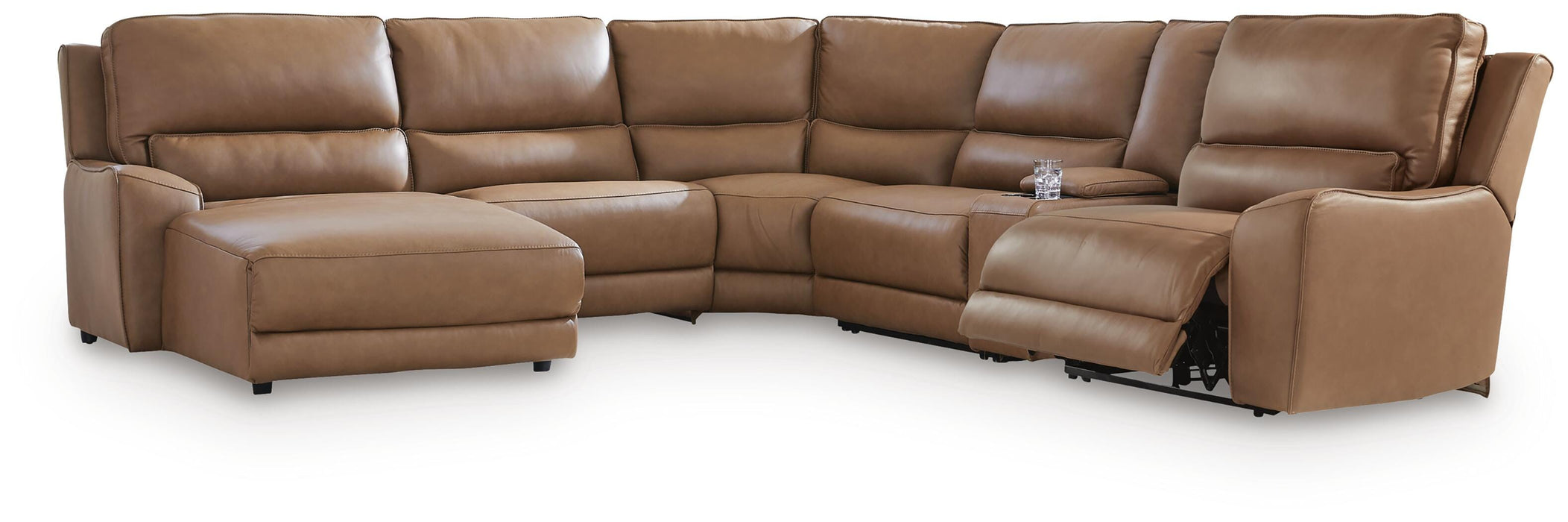 DeepWakes Power Reclining Sectional with Chaise - Furniture Stars (Chicago, IL)