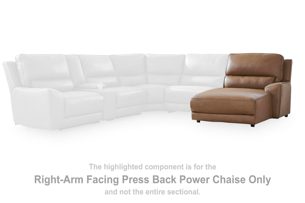 DeepWakes Power Reclining Sectional with Chaise - Furniture Stars (Chicago, IL)