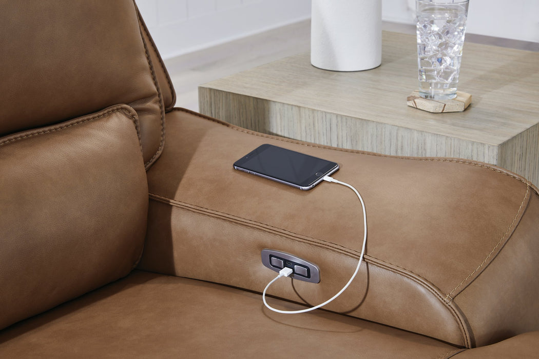 DeepWakes Power Reclining Sectional with Chaise - Furniture Stars (Chicago, IL)