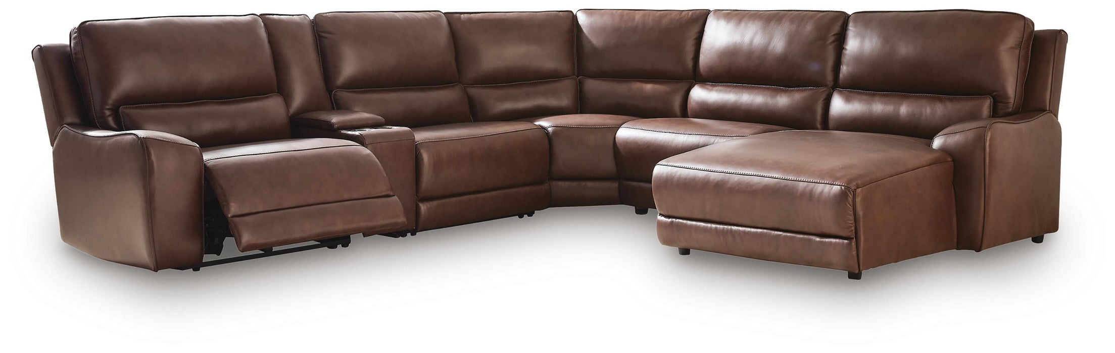 DeepWakes Power Reclining Sectional with Chaise - Furniture Stars (Chicago, IL)