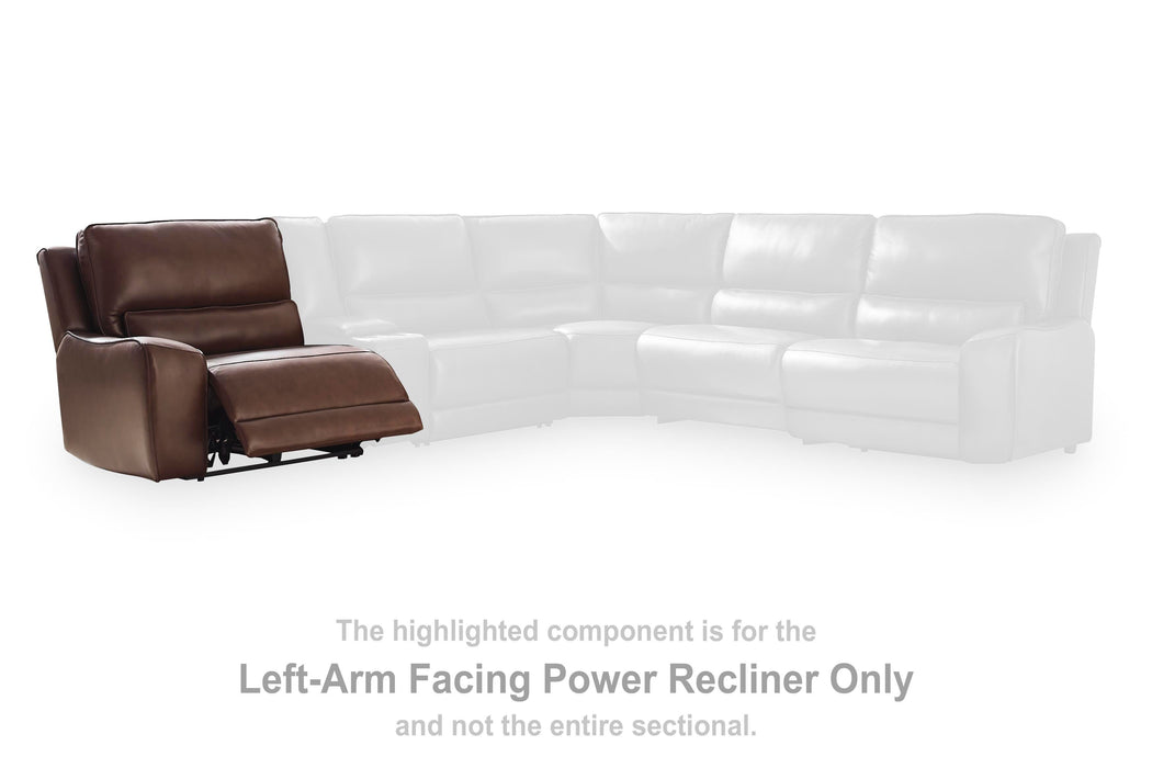 DeepWakes Power Reclining Sectional with Chaise - Furniture Stars (Chicago, IL)