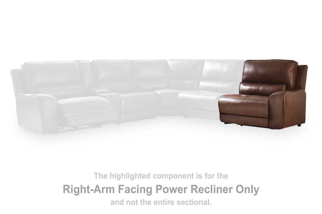 DeepWakes Power Reclining Sectional with Chaise - Furniture Stars (Chicago, IL)