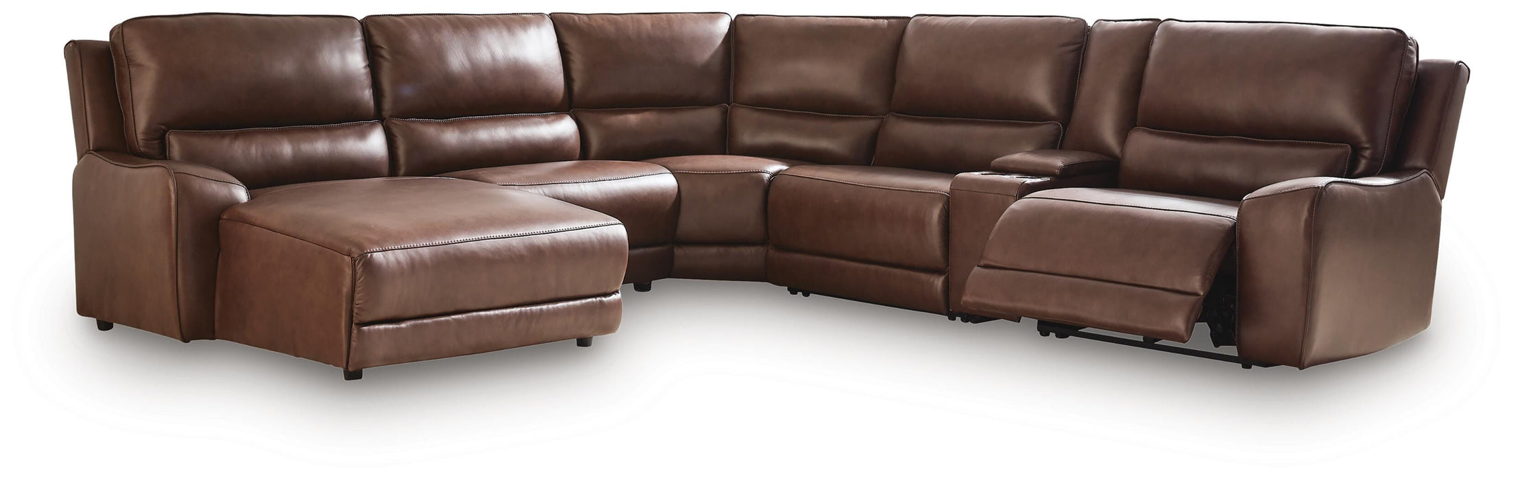 DeepWakes Power Reclining Sectional with Chaise - Furniture Stars (Chicago, IL)