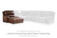 DeepWakes Power Reclining Sectional with Chaise - Furniture Stars (Chicago, IL)