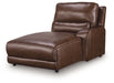 DeepWakes Power Reclining Sectional with Chaise - Furniture Stars (Chicago, IL)