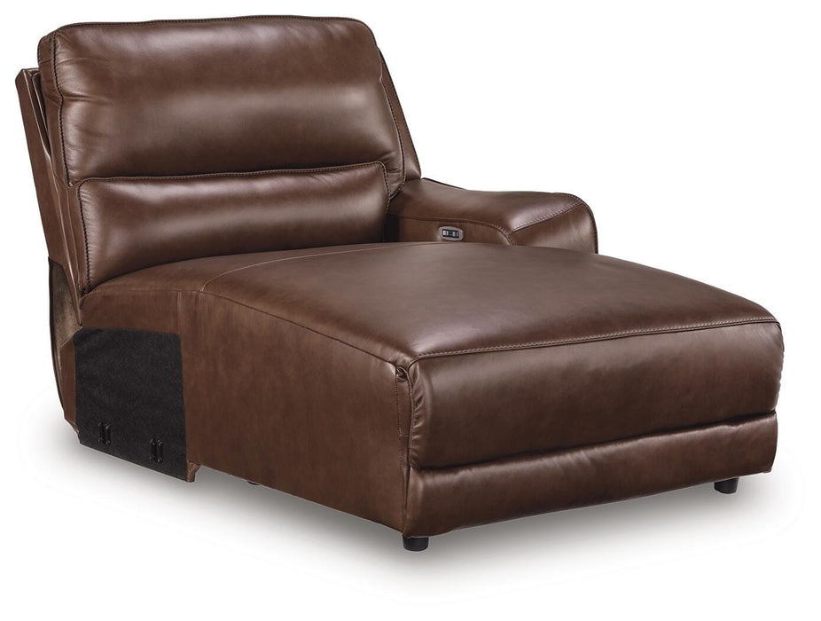 DeepWakes Power Reclining Sectional with Chaise - Furniture Stars (Chicago, IL)