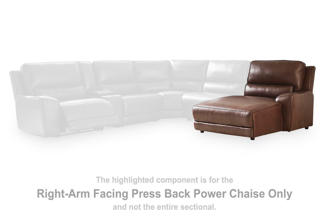 DeepWakes Power Reclining Sectional with Chaise - Furniture Stars (Chicago, IL)