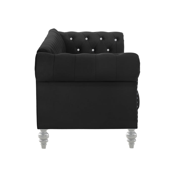 Emma Crystal Sofa-Black