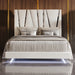 Europa 5/0 Q Headboard, Footboard & Slats-White
