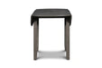 Gia 3 Pc 42" Drop Leaf Dining Table & 2 Chairs-Gray
