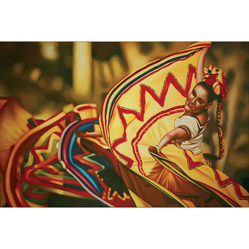 Danza Folklorica Printed Canvas Painting - Furniture Stars (Chicago, IL)