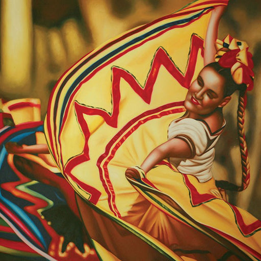 Danza Folklorica Printed Canvas Painting - Furniture Stars (Chicago, IL)