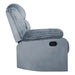 Willow Console Loveseat W/ Dual Recliners-Gray